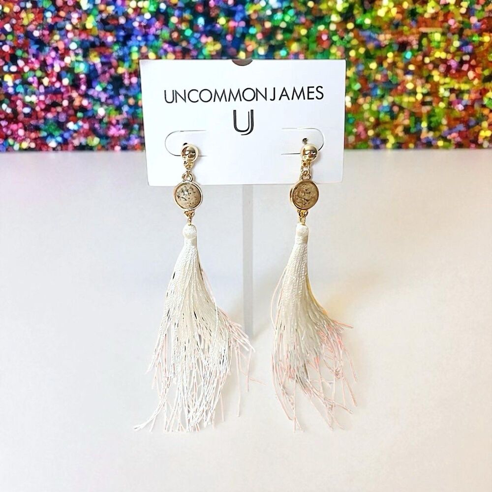 UNCOMMON JAMES Strawberry Fields Earrings Brand New With Tags RV $62